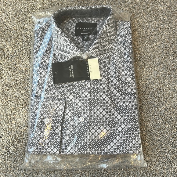 calabrum dress shirts Light Grey Solid  Calabrum